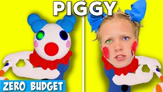 PIGGY WITH ZERO BUDGET RECREATING PIGGY CHARACTERS with NO PROPS [upl. by Lilak]