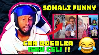 Qosolkii aduunka  Somali Funny TikTok  Reaction 😂 [upl. by Yatzeck]