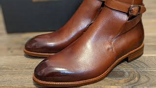 Beckett Simonon Unboxing review and shine on Douglas BootJodhpurs for only 239 [upl. by Kroo850]