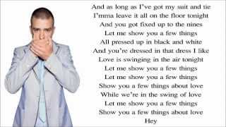 Justin Timberlake ft JayZ  Suit amp Tie Lyrics Video [upl. by Orlene]