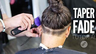 How to do a TAPER FADE  BARBER TUTORIAL [upl. by Aitercal]