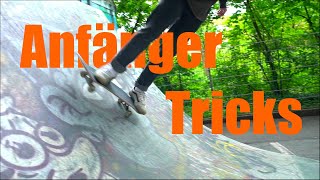 5 leichte Anfänger SKATEBOARD TRICKS [upl. by Aitenev]