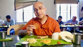 Exploring Authentic TamilBrahmin Vegetarian Banana Leaf Meal At Iyer Mess In BengaluruMalleshwaram [upl. by Rosemonde335]