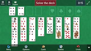 Microsoft Solitaire Collection FreeCell  Expert  March 10 2022 [upl. by Alita]