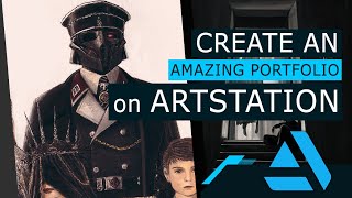 How to create a Portfolio Artstation [upl. by Ordep322]