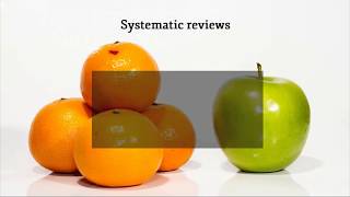 2 Systematic reviews and meta analysis [upl. by Edylc]