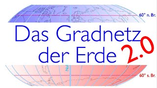 Das Gradnetz der Erde und die Koordinaten 20 [upl. by Alejo]