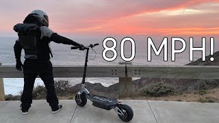 RION RE90 Electric Scooter Review  The Worlds Fastest Hyperscooter [upl. by Alit]