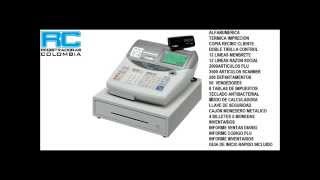 CASIO TE 2200 CAJA REGISTRADORA PROGRAMACION BÁSICA PBX 3016899 [upl. by Aneek]