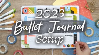 My 2023 Bullet Journal Setup [upl. by Jany]