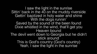 Blake Shelton Gods Country Lyrics [upl. by Nibur]