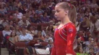 Shawn Johnson  Uneven Bars  2007 Tyson American Cup [upl. by Ecadnak724]