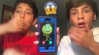 WE CALLED GENE FROM THE EMOJI MOVIE HE ANSWERED OMG [upl. by Dinsmore220]