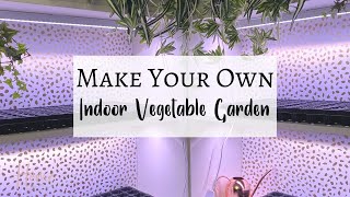 Budget Friendly DIY Indoor Vegetable Garden [upl. by Aida]