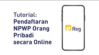 Tutorial Pendaftaran NPWP Orang Pribadi secara Online [upl. by Eleon962]