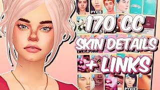 The Sims 4  ⭐️ MAXIS MATCH SKIN DETAILS UPDATE ⭐️  Custom Content Showcase  Links [upl. by Lleinnad]