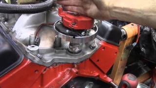 How to Install A distributor in a 350 Chevy [upl. by Nongim825]