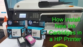 How to replace or install a HP Ink Cartridge [upl. by Larrabee982]