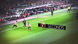 Messis Magic at the 2015 Copa del Rey Final  ESPN FC Sport Science [upl. by Akener]