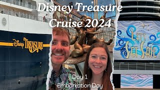 Embarkation Day  7 Night Disney Treasure Cruise 2024  Day 1 [upl. by Amersham]