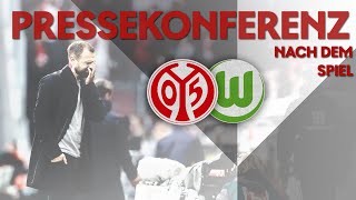 Die PK nach dem Spiel gegen Wolfsburg  05ertv  M05WOB  Saison 202223 [upl. by Aihsele]