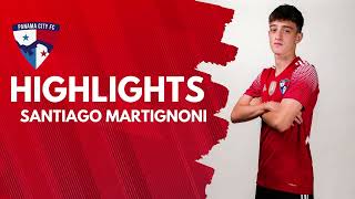 Santiago Martignoni Panama City FC  Highlights [upl. by Dnaloy]