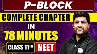 PBLOCK ELEMENTS in 78 Minutes  Full Chapter Revision  Class 11th NEET [upl. by Merilyn415]