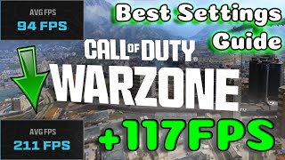 BEST Warzone MW3 MWZ PC Graphics Settings Guide Optimize MAX FPS and Visibility [upl. by Nemajneb180]