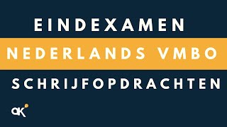 Eindexamen Nederlands VMBO  Schrijfopdrachten artikel en email [upl. by Caterina]