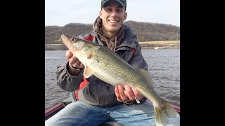 Dresbach Dam Pool 8 Mississippi River Fishing [upl. by Sirenay]