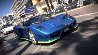 EXCLUSIVE Montecarlo Automobile Rascasse supercar driving on the road  1 of 15 [upl. by Sy]