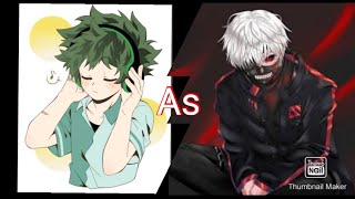 MHA react to deku as kaneki part 12 [upl. by Ettennor89]