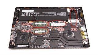 MSI Modern 15 ASummit B15 Series SSD amp RAM Upgrade Tutorial [upl. by Pheni]