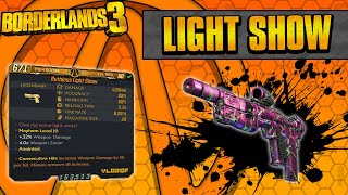 Borderlands 3  Light Show Legendary Weapon Guide Quad Bullet Spam [upl. by Rodolphe544]