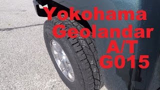 Yokohama Geolandar AT G015 First Impressions [upl. by Ynaffets]