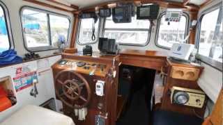 1972 30ft Fisher Pilot House Motor Sailor [upl. by Moriarty265]