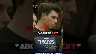 Charlie Kirk Makes a WOKE Activist CRY shorts charliekirk debate [upl. by Efthim]