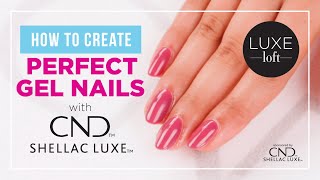 How to Apply CND Shellac Luxe Gel Polish It removes in 60 seconds [upl. by Dnalor]