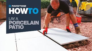 How To Lay A Porcelain Patio [upl. by Carmela]