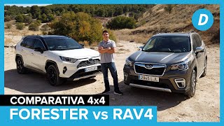 Comparativa 4x4 ¡al límite Subaru Forester vs Toyota RAV4 4x4  Prueba off road  Diariomotor [upl. by Sac820]