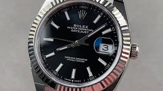 Rolex Datejust 41 126334 Rolex Watch Review [upl. by Aholla439]