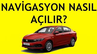 Fiat Egea Navigasyon Nasıl Açılır [upl. by Bocock]