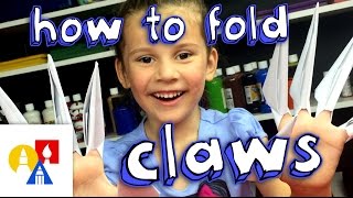 How To Fold Paper Claws [upl. by Oelgnaed]