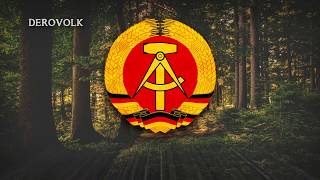 National Anthem of East Germany 19491990  quotAuferstanden aus Ruinenquot [upl. by Naginnarb]