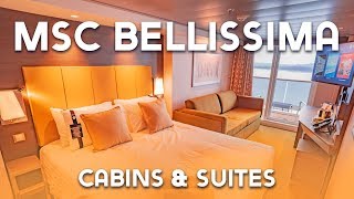 MSC Bellissima cabins and suites tour [upl. by Hoban]