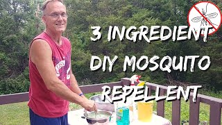 3 Ingredient DIY Mosquito Repellent [upl. by Hodosh]