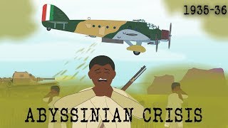 The Italian invasion of Abyssinia 193536 [upl. by Kiran]