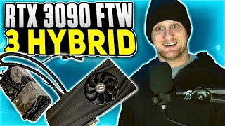 EVGA RTX 3090 FTW3 Hybrid Install and Review [upl. by Eirac]