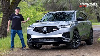 2022 Acura MDX TypeS Mountain Road Review [upl. by Ittam]