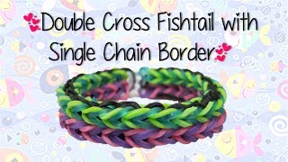 NEW DuoFish Rainbow Loom Bracelet Tutorial  How To [upl. by Aehtla105]